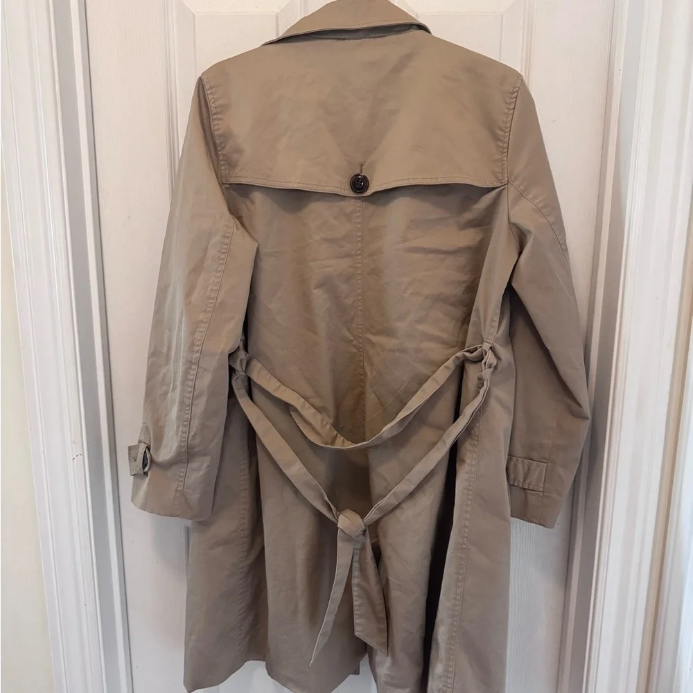 Beige Double-Breasted Trench Coat Joe Fresh - Picture 3 of 5